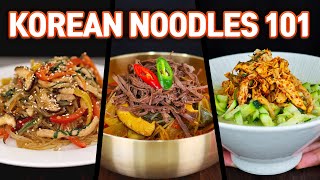 3 BEST Korean Noodle Dishes Ever! l Quick & Easy Recipe!