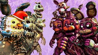 Fnaf Toxic Toys Vs Ice Withered Animatronics