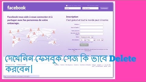 How to delete facebook page ?Bangla tutorial