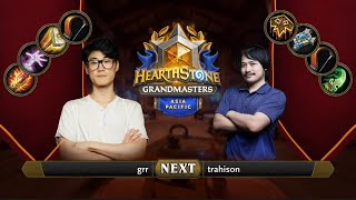 grr vs trahison | 2021 Hearthstone Grandmasters Asia-Pacific | Decider | Season 2 | Week 1