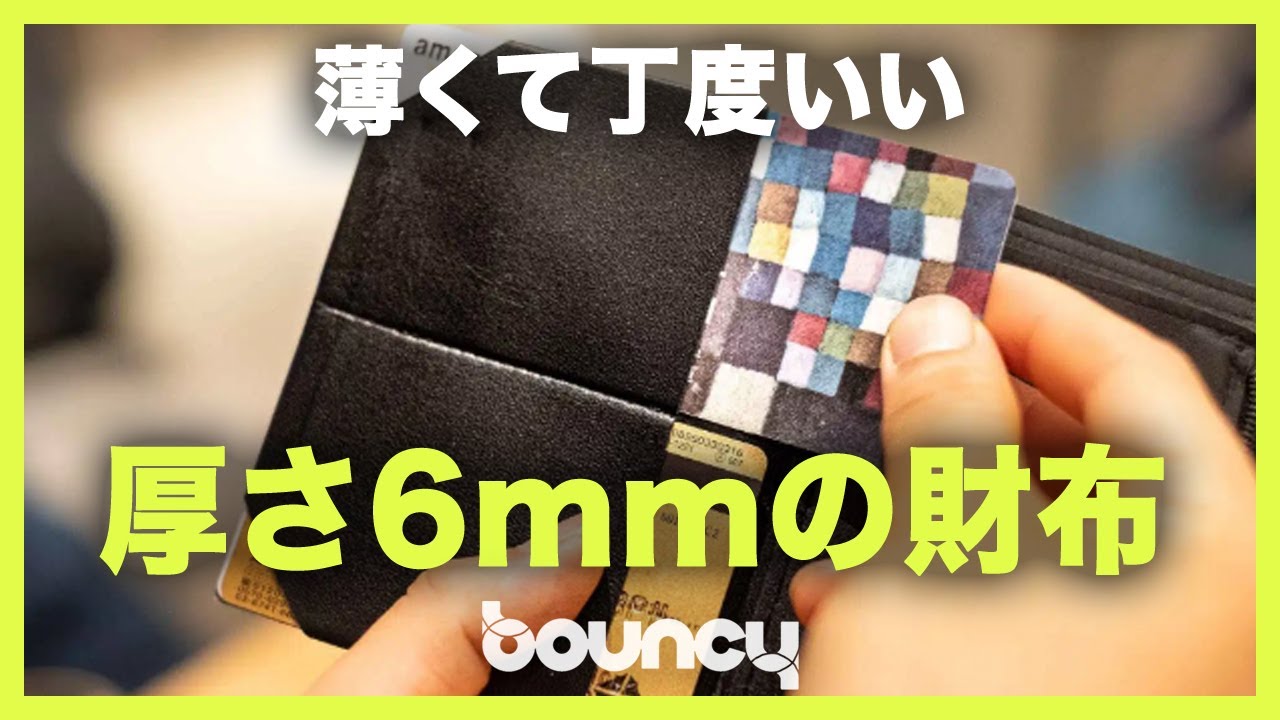 薄さ6mm！カード・硬貨を入れてもかさばらない革新的な財布「Tenuis3