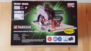 Handkreissäge - Soft 190 Skill PHKS Watt A1 [Unboxing! mm Laser Saw 4K] 1350 + Start YouTube - Parkside