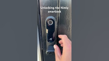Unlock the Nimly Smartlock from the outside with code