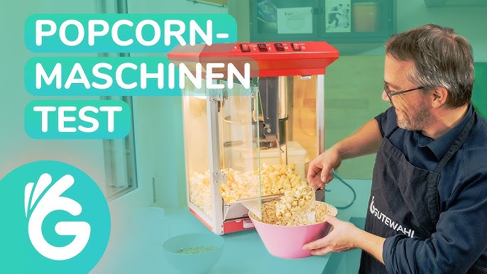 Erfahrungsbericht Emerio Popcornmaschine POM-120650 - YouTube