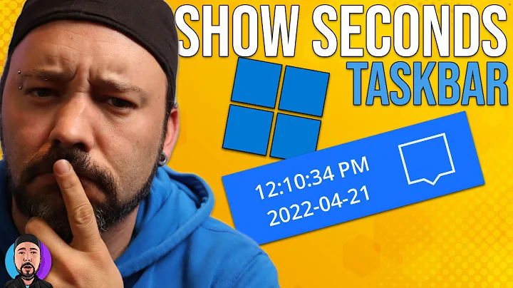 Show Seconds on the Taskbar clock in Windows 11