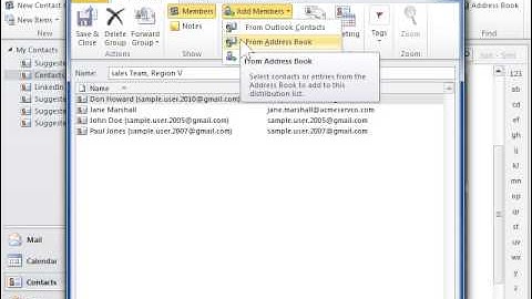 Outlook 2010 Edit a Contact Group