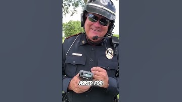 Hilarious Encounter  Man Offers Donut to Cop Instead of License