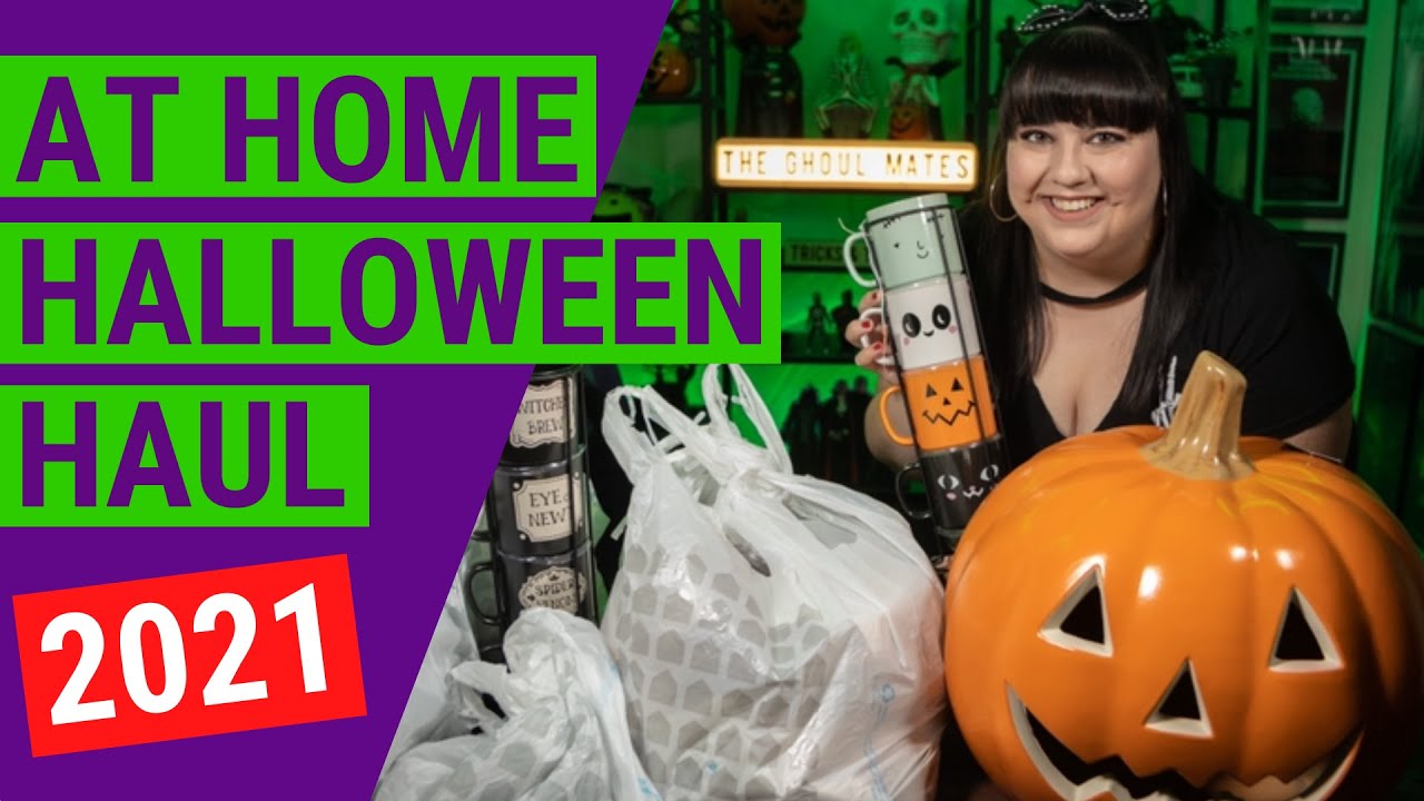 At Home Halloween 2021 Haul | Halloween Decorations 2021 - YouTube