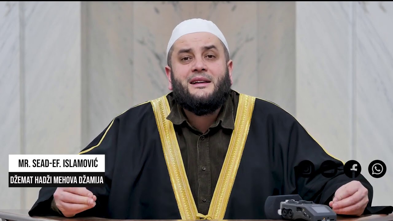 Tražili ste pomoc od Allaha⁴ᵏ mr. Sead-ef. islamović-(Tefsir Kur'ana sura El-Bekare 89-93)21.02.2021