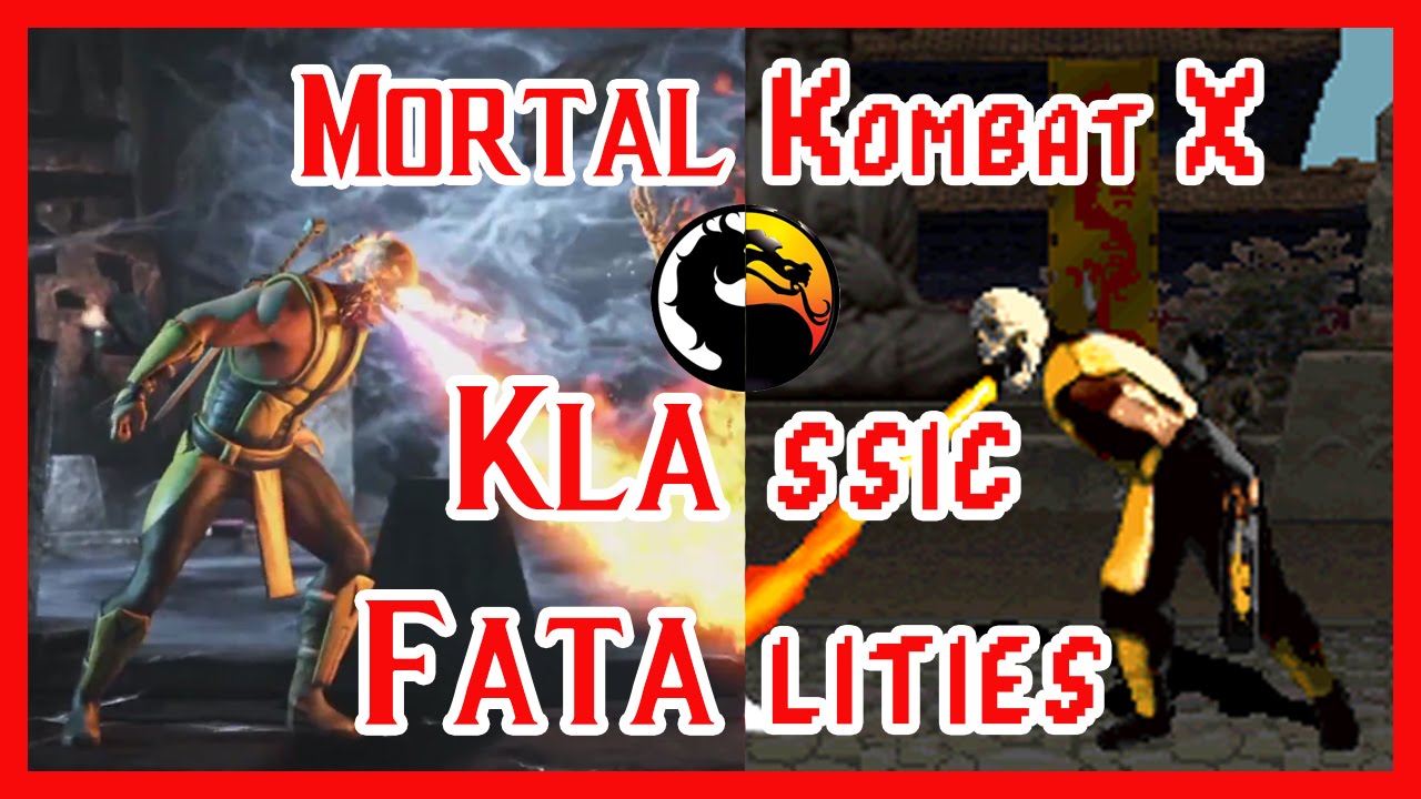 [MKX] Klassic Fatalities pack I (DLC Fatalities Klássico I)