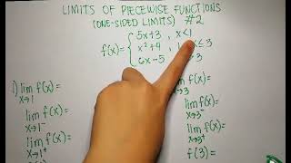 BASIC CALCULUS | Limits of Piecewise Function (Part 2)