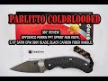 360° Review: Spyderco Perrin PPT Sprint Run Knife, 3.16&quot; Satin CPM S90V Blade, Carbon Fiber Handle.