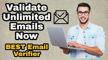 How to Check If Email Address is Valid or Not - Validate Emails FREE - Verify Email Address In Bulk