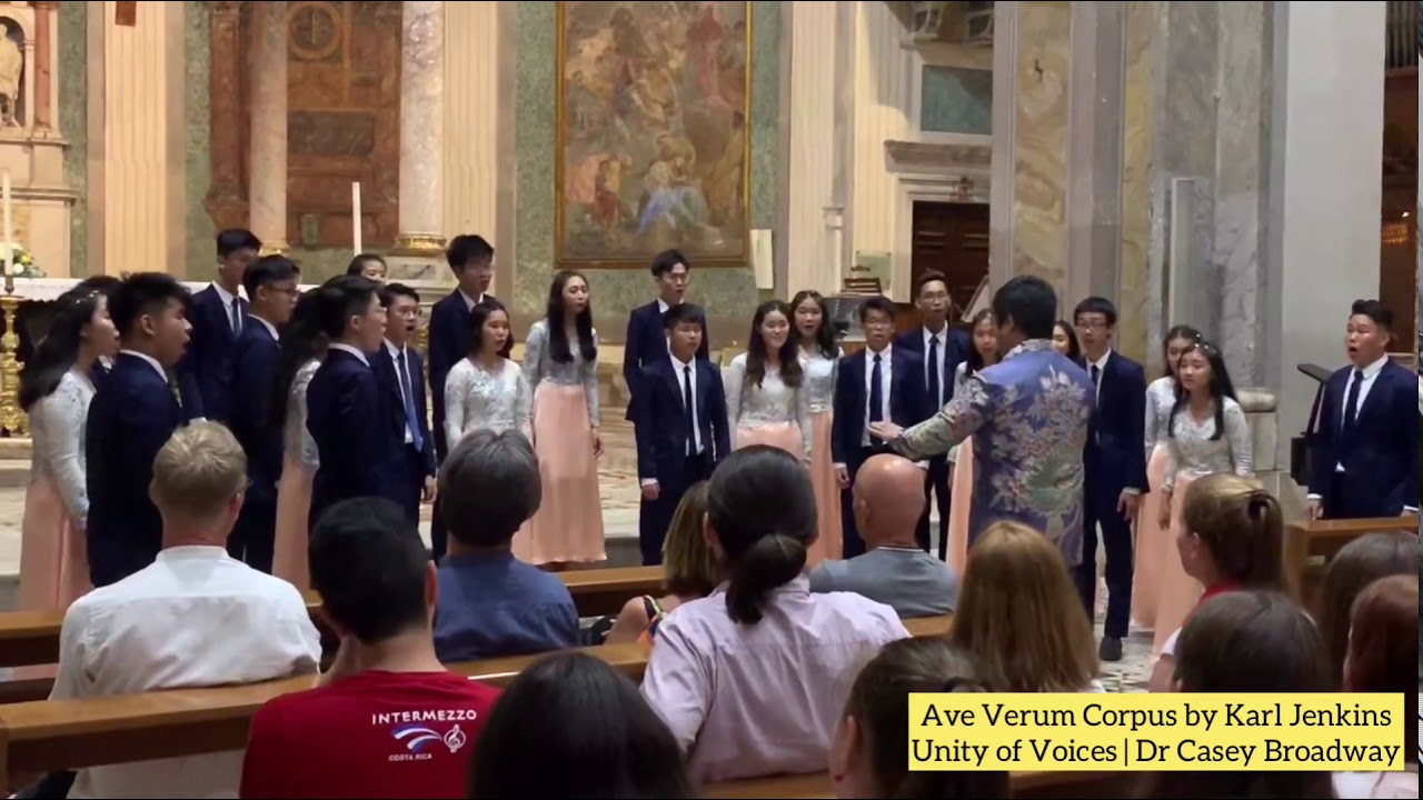 ⁣AVE VERUM CORPUS by Karl Jenkins | Unity of Voices Chamber Choir | Dr Casey Broadway Koh