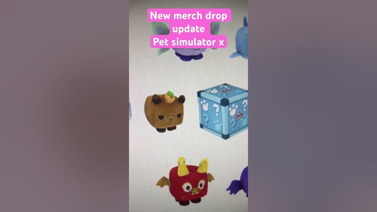 PET SIMULATOR X MERCH DROP UPDATE #roblox #petsimx #shorts 