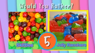 Would you Rather? 🍭 Sweets Edition | Candy Crush Workout | Brain Break | PhonicsMan Fitness