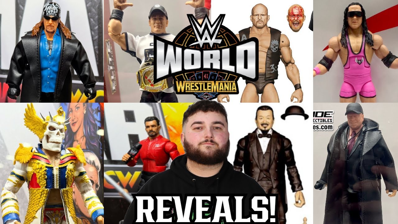 MY THOUGHTS ON ALL THE NEW WWE MATTEL ACTION FIGURE REVEALS AT