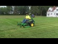 Mowing with the John Deere z950r