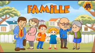 Famille Famille (Comptine sans musique) Family members song in French