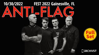 2022-10.30 Anti-Flag @ FEST 2022 (Gainesville, FL) | [FULL SET]