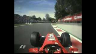 2003 Italian Grand prix Michael Schumacher onboard pole position