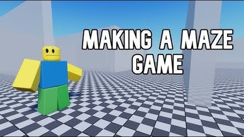 I Tried Making a Maze game in Roblox Studio | Devlog 1 | Modeling