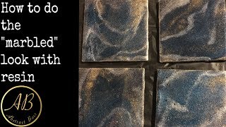 How to marble wth resin with Abstract Boss