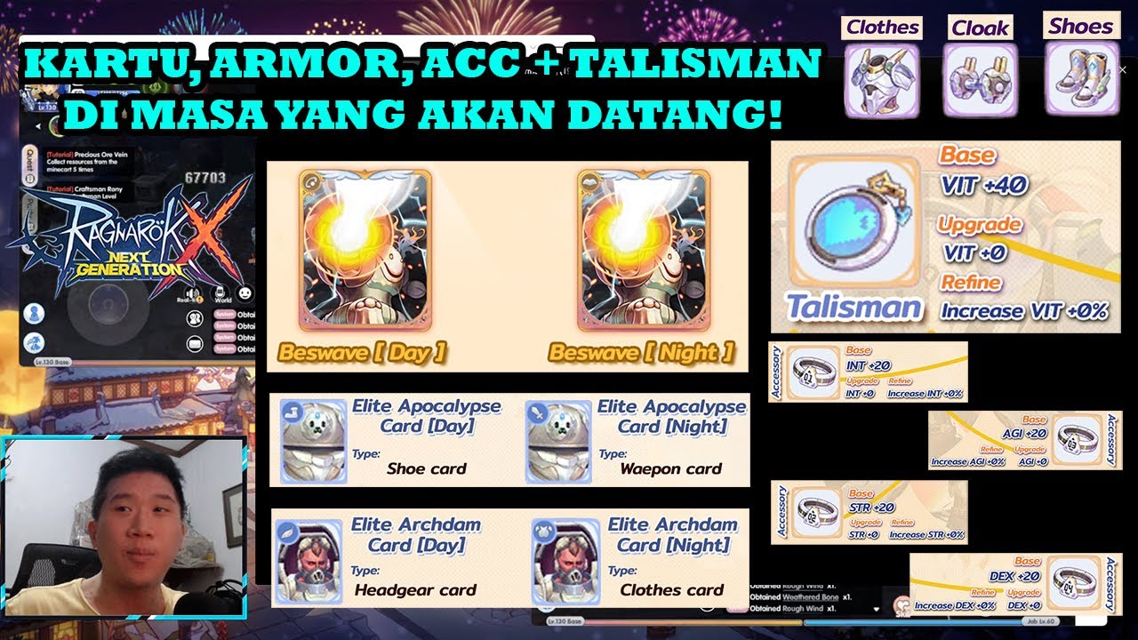 KARTU, ARMOR, DAN ACC + TALISMAN BARU UNTUK PARA SULTAN - RAGNAROK X ...