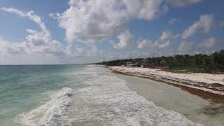 Tulum beach drone shots! YOU CAN SEEE EVERYTHING