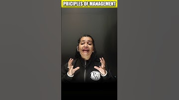 Principals of Management #Shorts #PhysicsWallah