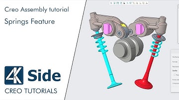 Springs definition by Creo Parametric