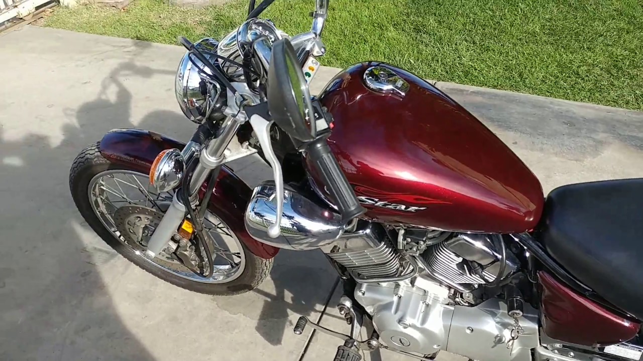 moto yamaha vstar 250