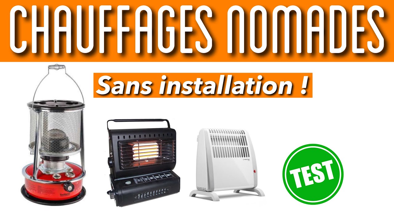 Bon plan chauffage pas cher, mini poele sans installation pour van / camion  / camping car 