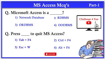 Top 100 MS Access MCQ