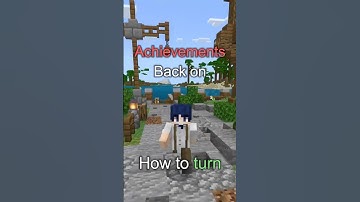 How to Turn Achievements Back On Minecraft Bedrock NBT Editing #minecraft #commandblock #tutorial