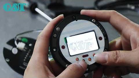 D-type button electromagnetic flowmeter empty pipe threshold setting