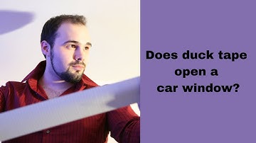 Duct tape opens window?