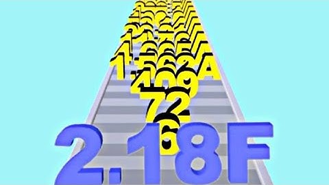 NUMBER MERGE RUN - Number Master 3D Infinity; No Ads + Ads Clicker - Power Games