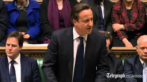David Cameron's Commons tribute to Margaret Thatch...