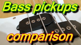 Bass pickups comparison G&amp;L vs Fender vs Dimarzio vs Ken Smith
