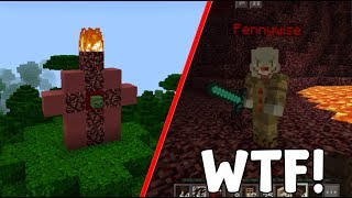 HOW TO SPAWN PENNYWISE IN MINECRAFT POCKET EDITION!