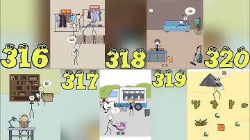 Thief Puzzle - Level 316, 317, 318, 319, 320 - Gameplay - Walkthrough #304