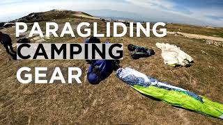 PARAGLIDING CAMPING/VOL BIV GEAR - WHAT TO TAKE?