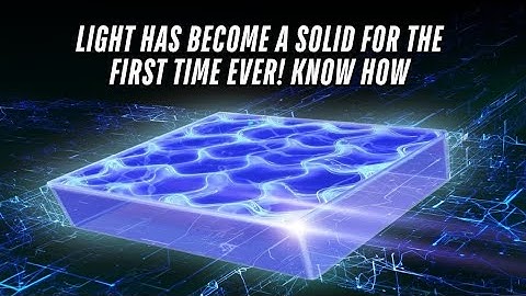 Scientists Turn Light into a Strange Form of Solid for the First Time! 😱 #light  #trending #physics