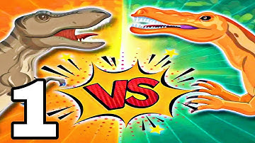 Dino Fusion : Merge Master - Walkthrough Part 1 Levels 1-10 - New Game - Android ios Gameplay