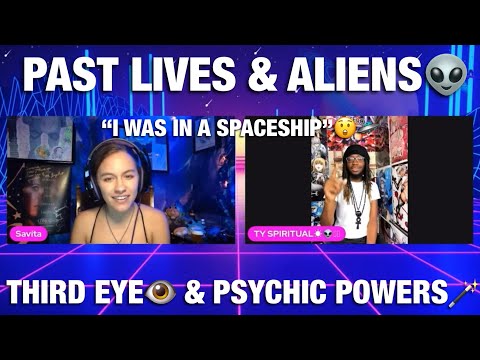 TY SPIRITUAL SPEAKS ON PAST LIVES ALIENS UFOs THIRD EYE & PSYCHIC POWERS 