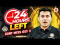 📢 24 Hours Left! Don’t Miss Out The JEE 2026 Test | Shreyas Sir | Big Announcement 🚀