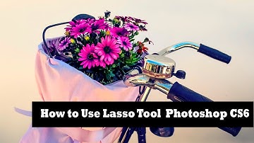 How To Use Lasso Tool in Photoshop - Tamil