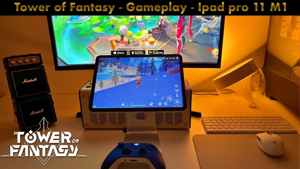 tower of fantasy gameplay of the day | ipad pro 11 m1 | xbox controller