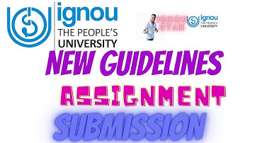 #Ignou #New #News IGNOU 10 NEW NOTIFICATIONS ASSIGNMENT SUBMISSION GUIDELINES #IGNOU RC AGAIN CLOSE